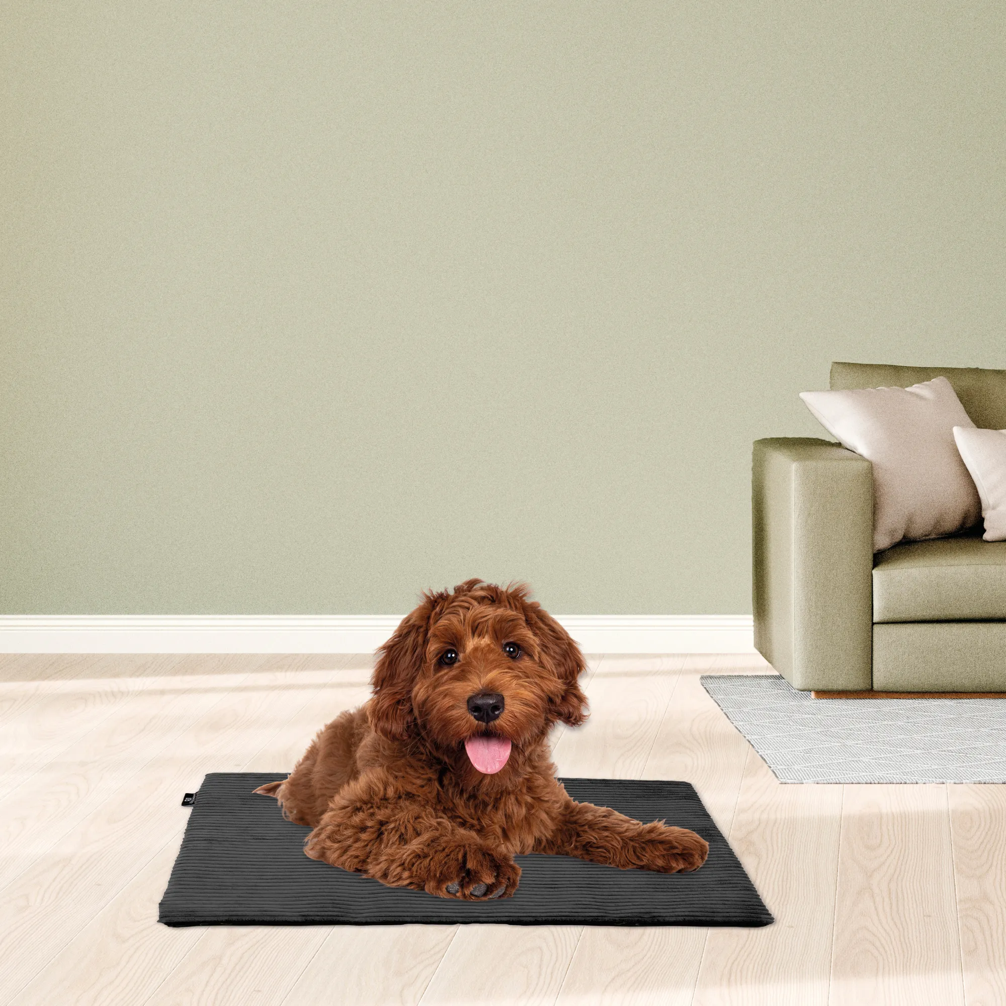 Rohrschneider RS 22391 Hanfmatte Cordbezug – Naturmatte mit Bezug GR.3