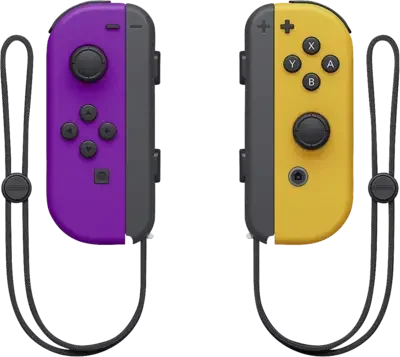 Joy-Con 2er-Set Neon-Lila/Neon-Orange (Switch)