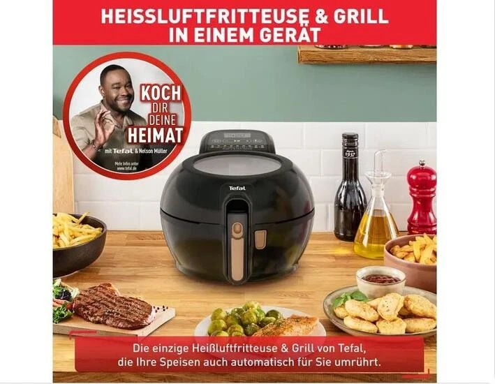 Tefal ActiFry & Grill Genius FZ7758 - Heißluftfritteuse & Grill
