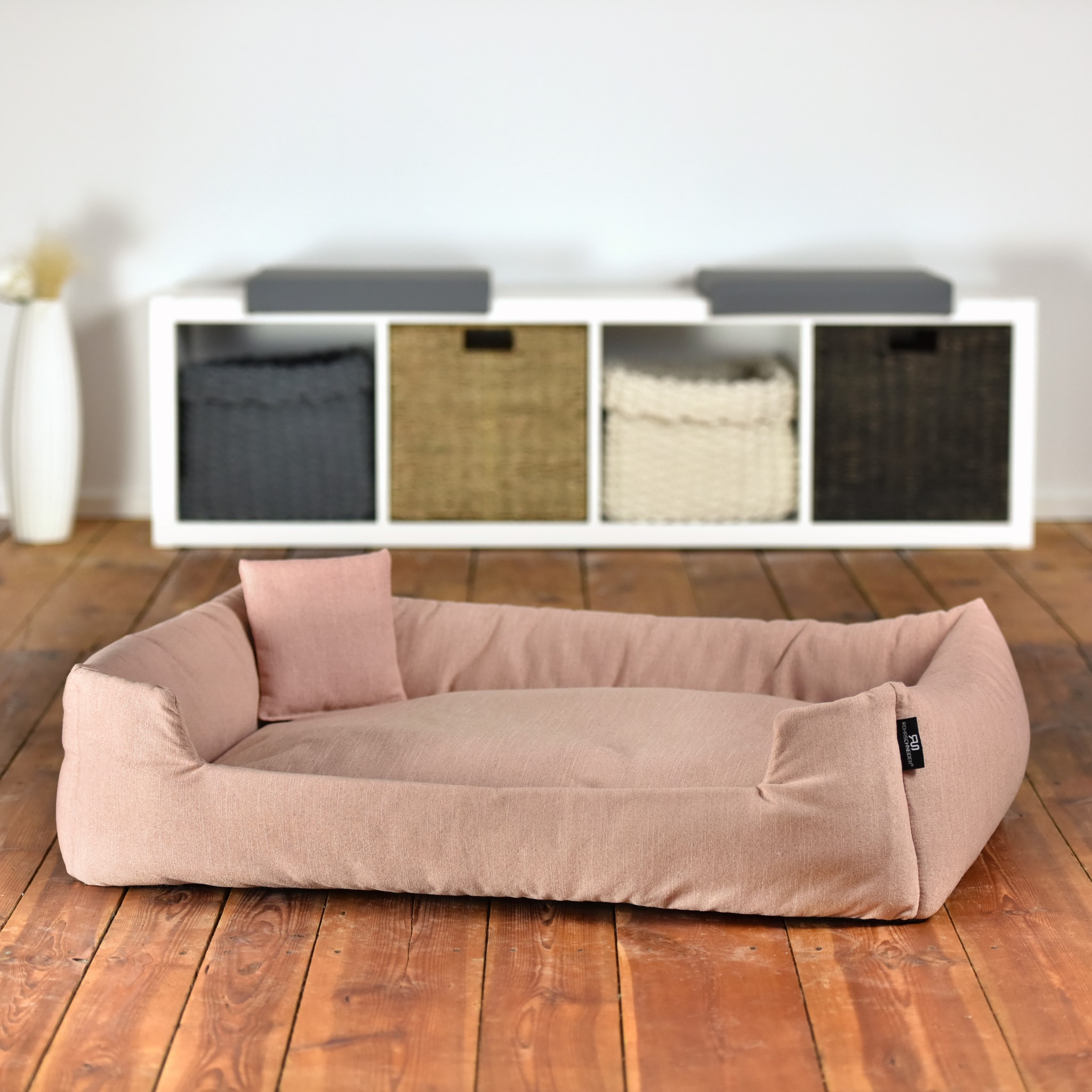 Rohrschneider – RS 22250 – Kuschelsofa Gr. 2 rosa recycelt – Rosa – Haustiermöbel