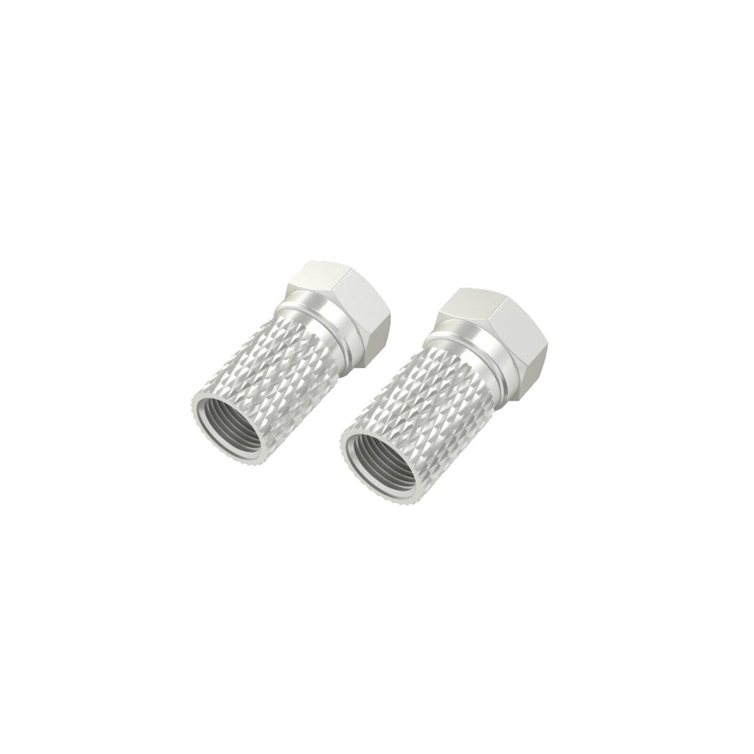 Hama_F-STECKER_2_STCK.,_8,0MM_205208, Adapter, Elektronik, Maschine, Schraube