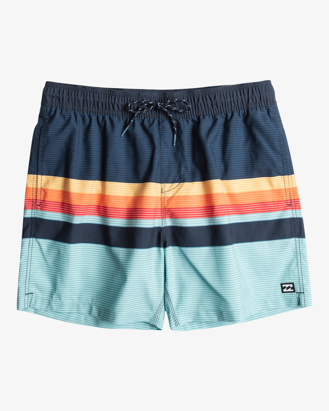 Billabong Badehose All Day Stripes Layback für Männer Blau EBYJV00130-BLU, Bekleidung, Rock, Kurze Hosen, Badehose
