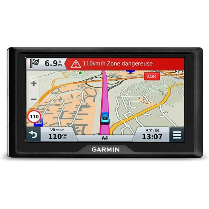 GARMIN 010-01679-12 Drive 61 LMT-S EU Navigationsgerät - lebenslang Kartenupdates & Verkehrsinfos, Sicherheitspaket, 6 Zoll (15,2cm), schwarz