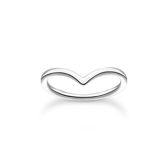 Thomas Sabo Ring V-Form Gr. 52 Silber Thomas, Sabo, Ring, V-Form, Gr., 52, Silber, Zubehor, Schmuck, Ring, Silber