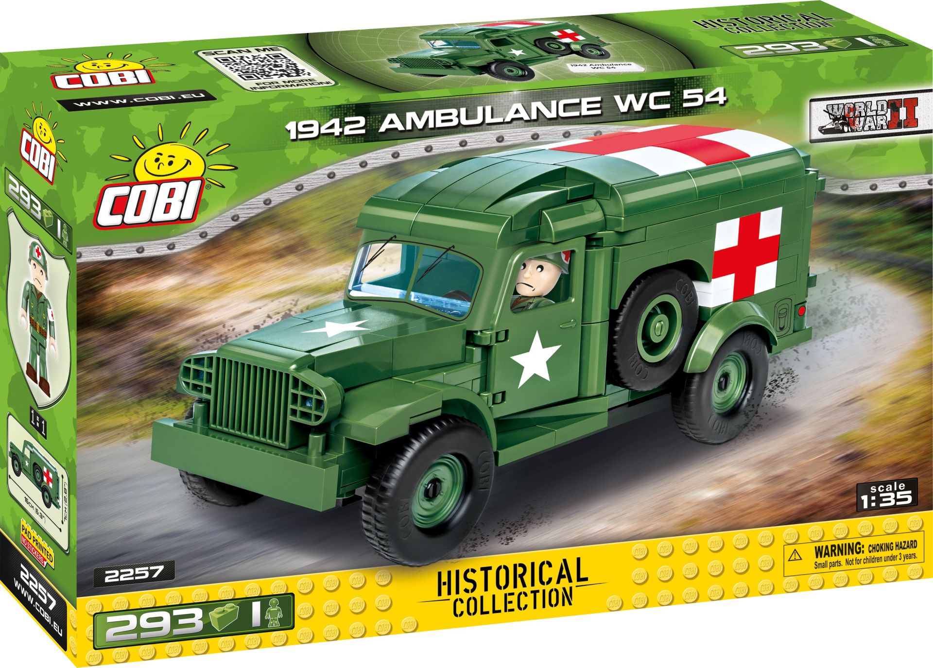 Cobi, 2257, 1942, Ambulance, WC, 54