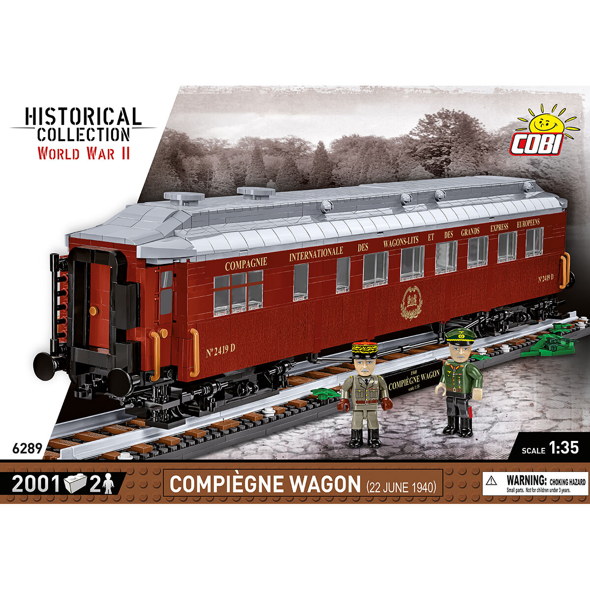 COBI 6289 - Compiègne WAGGON (22 JUNI 1940) - Bild 2