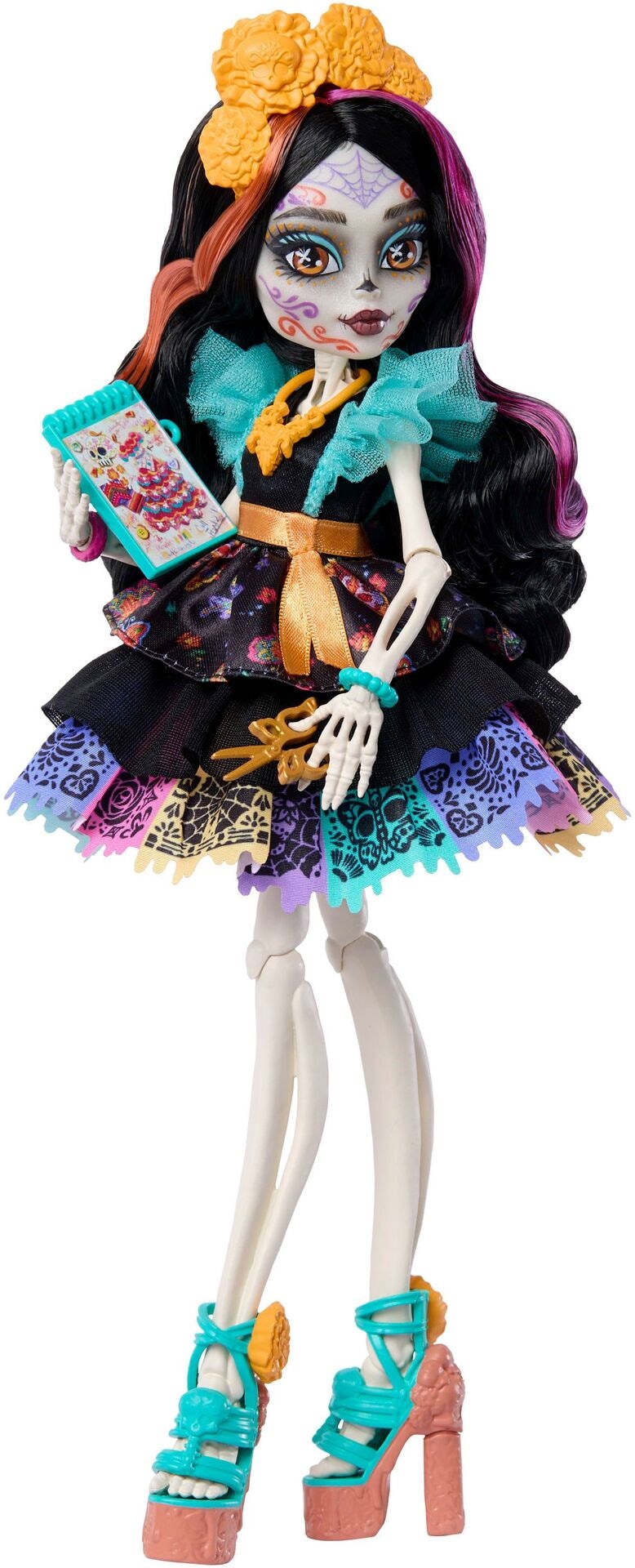 Puppe - Mattel - Monster High Skelita Puppe - Modell MATTEL JHK34 Produktbild fuer Online-Shop