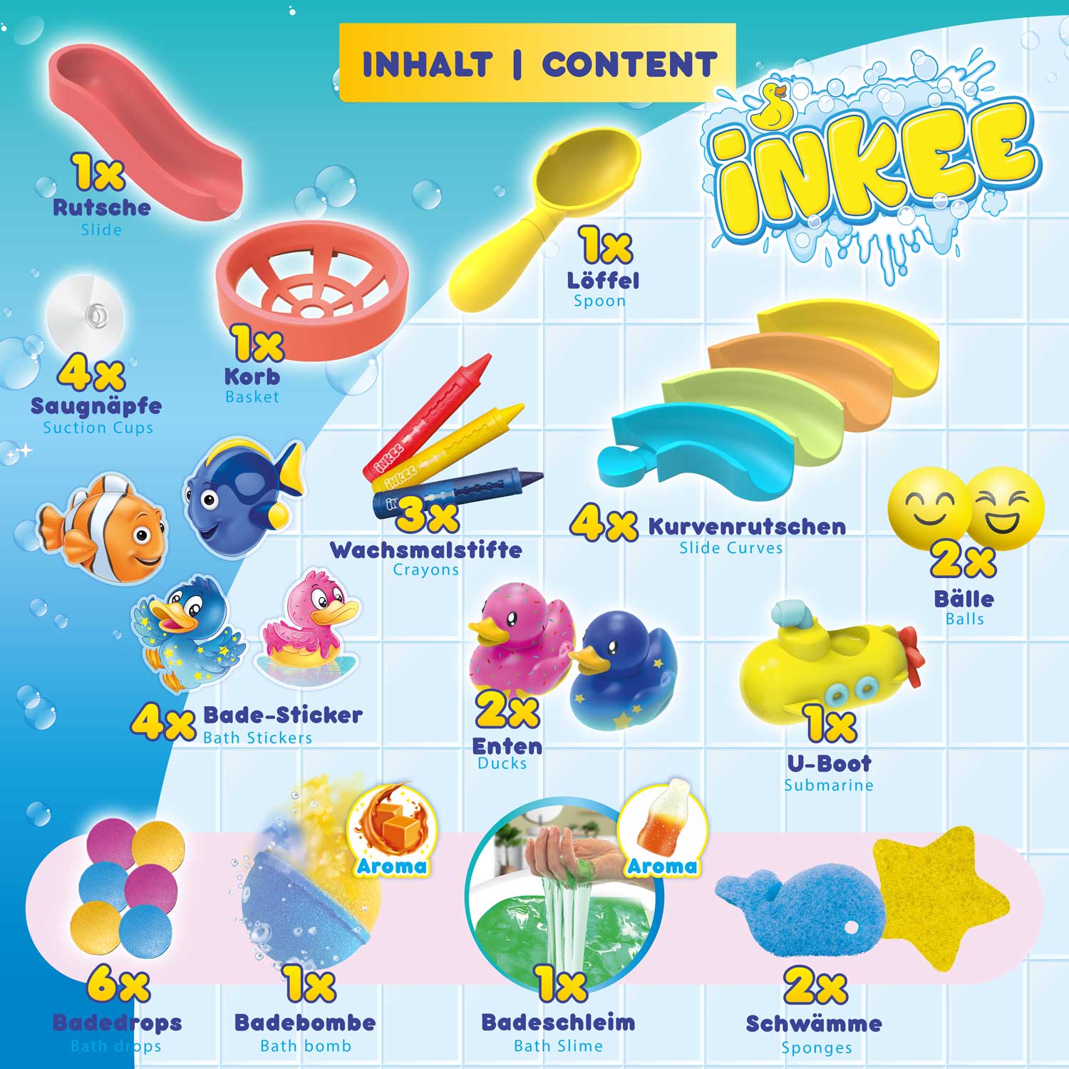 Adventskalender INKEE Toys 2025 Besteck, Löffel