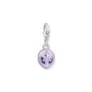 Thomas Sabo Anhänger Charm-Club Alienkopf Violet 2049-041-13 Zubehor, Edelstein, Schmuck, Anhänger