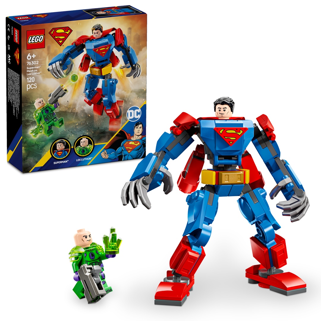 LEGO® DC Comics Super Heroes 76302 Superman™ Mech vs. Lex Luthor™