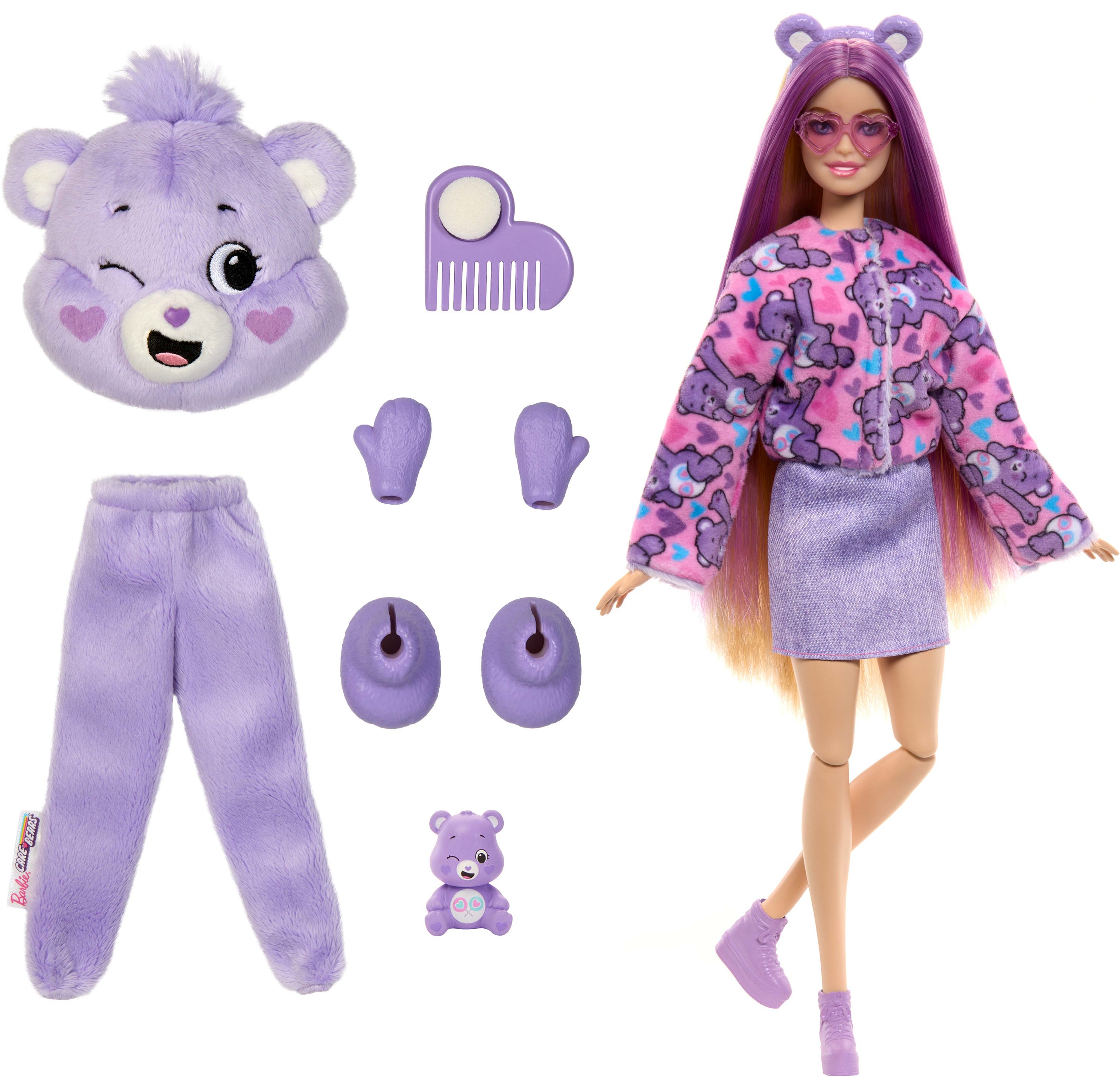 Barbie, Cutie, Reveal, Barbie, x, Glücksbärchen
