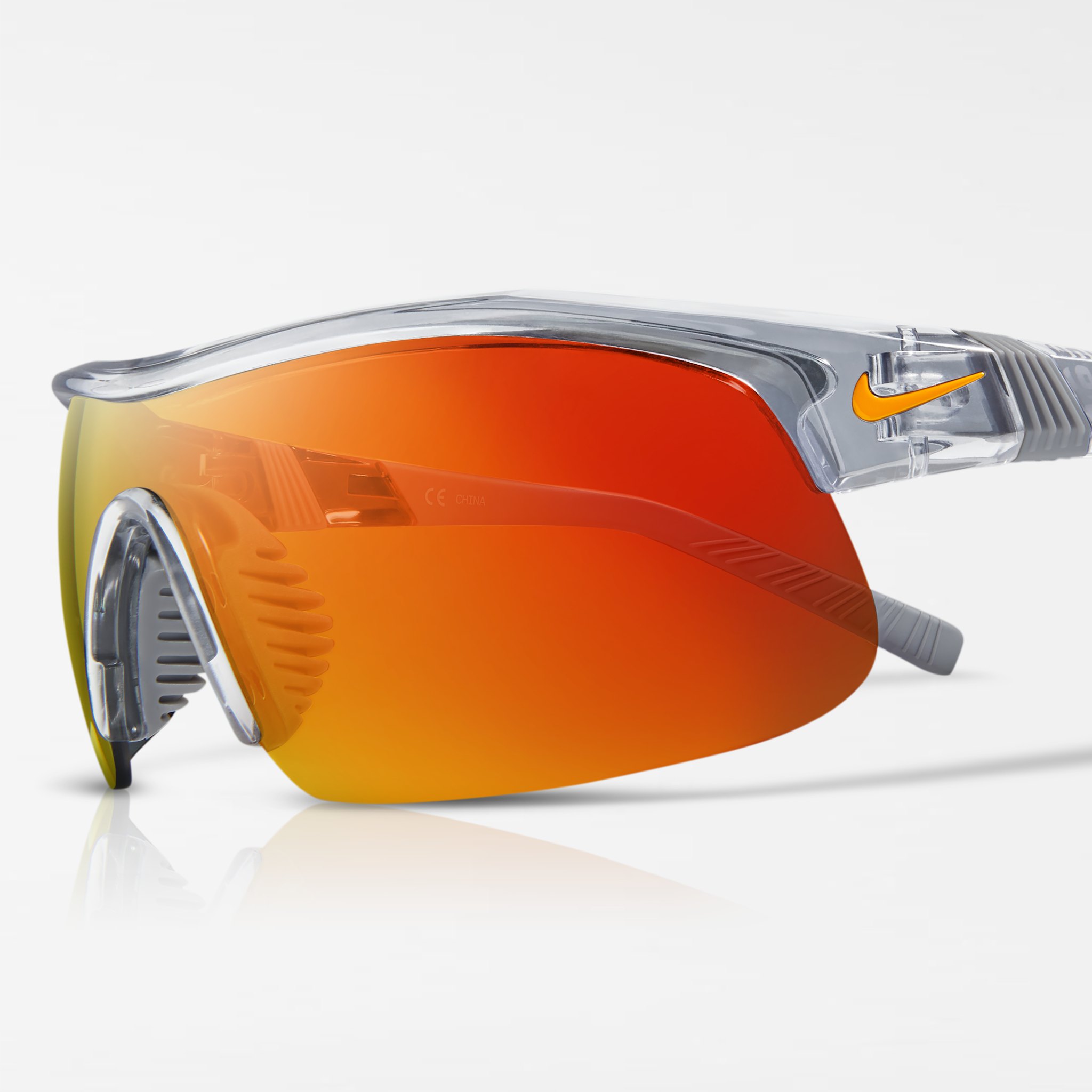 Nike 4004881/GO Sonnenbrille Show X1 - Grau / Orange