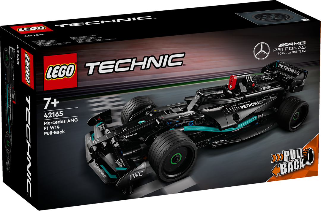 LEGO, 42165, Mercedes-AMG, F1, W14, E, Performance, Pull-Back, Auto, Formel Eins, Rennwagen, Fahrzeug, Rad
