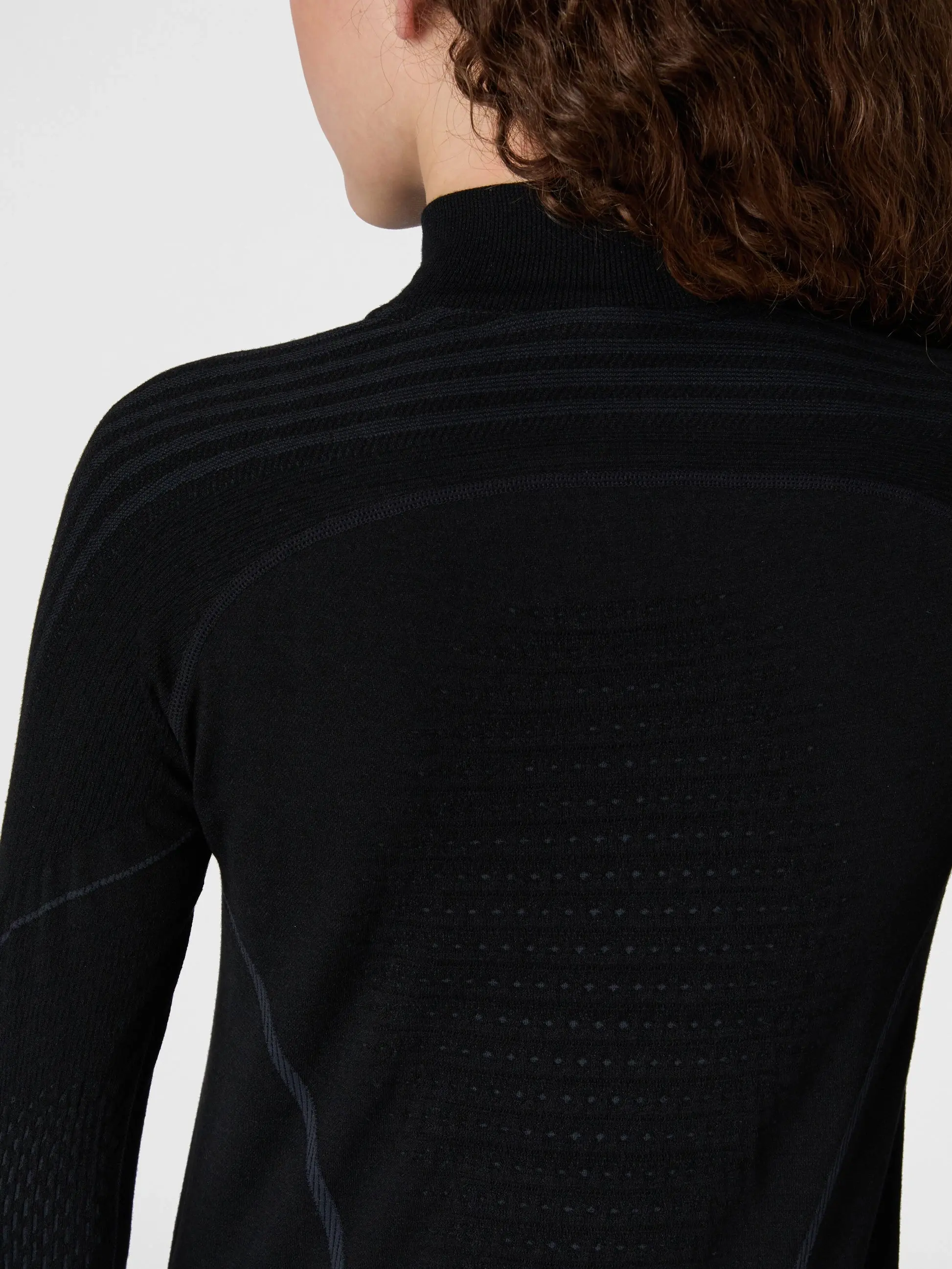 UYN Damen Evolutyon Biotech UW Shirt LG_SL Zip Up U100502B000 - Schwarz GR. L/XL