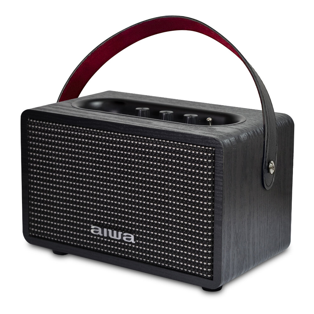 Aiwa_-_Bluetooth-Lautsprecher_MI-X100_Retro_Plus_X_Stereo,_schwarz, Elektronik, Sprecher, Radio