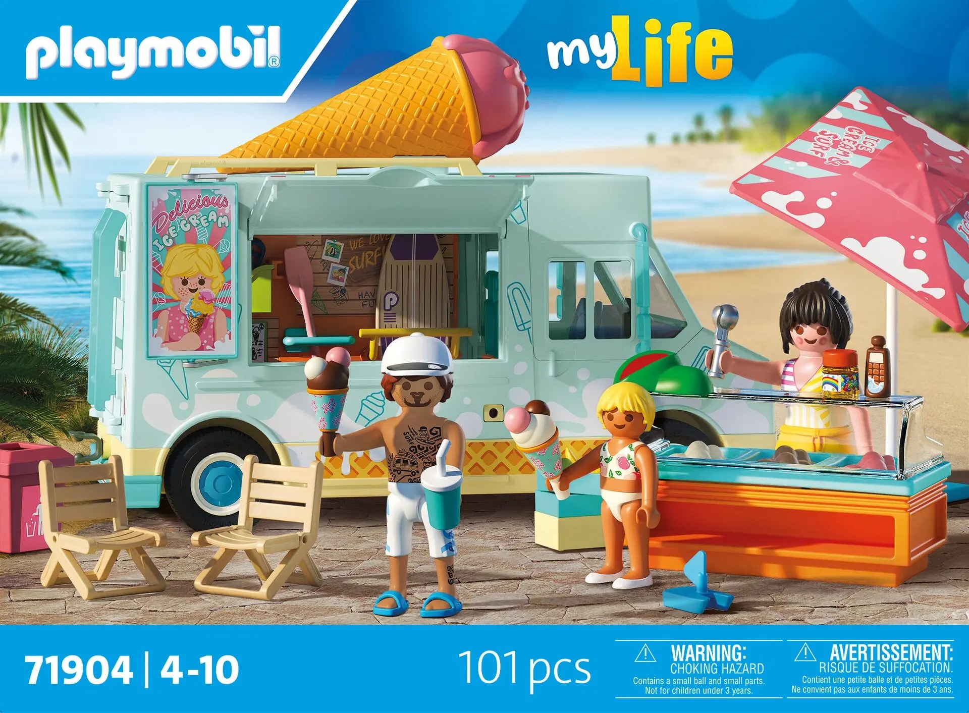PLAYMOBIL 71904 My Life: Ice Cream Truck mit Surfshop