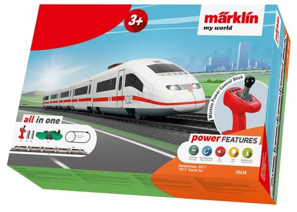 MÄRKLIN, 029430, Startpackung, ICE, 3, my, world, Eisenbahn, Zug, Transport, Fahrzeug