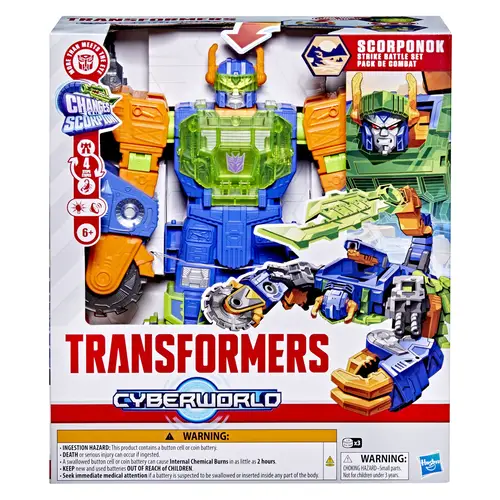 Transformers Cyberworld Scorponok Strike Battle