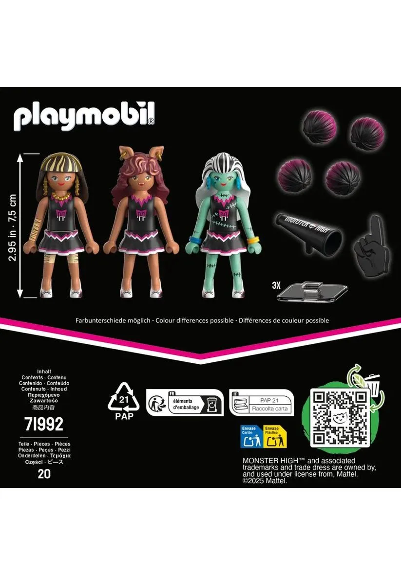 PLAYMOBIL 71992 Monster High - Monster-Stunden (Fear Squad)