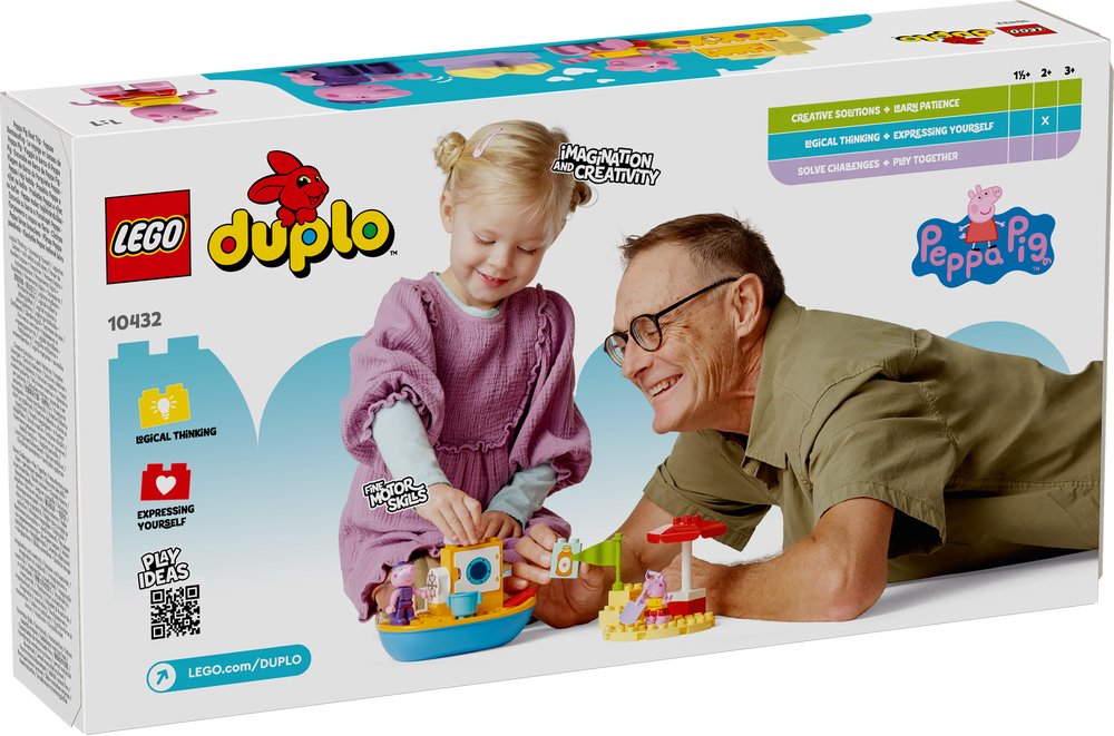 LEGO, 10432, DUPLO, Peppas, Bootsausflug:, Spielzeugboot, Finger, Person, Erwachsener, Männlich, Mann