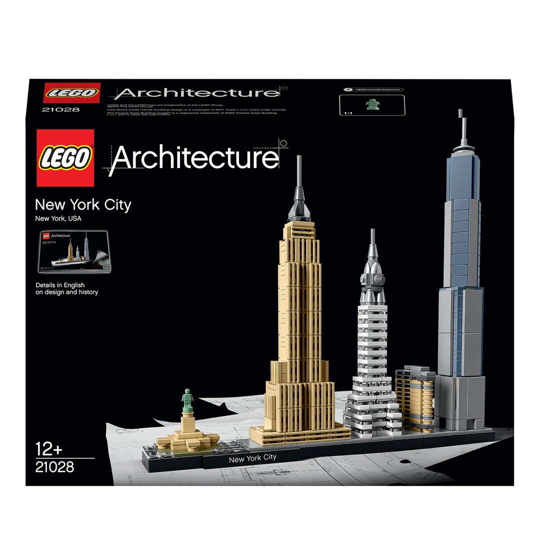 LEGO, Architecture, New, York, City, 21028, Stadt, Turmspitze, Städtisch, Hochhaus, Metropole LEGO Architecture New York City 21028