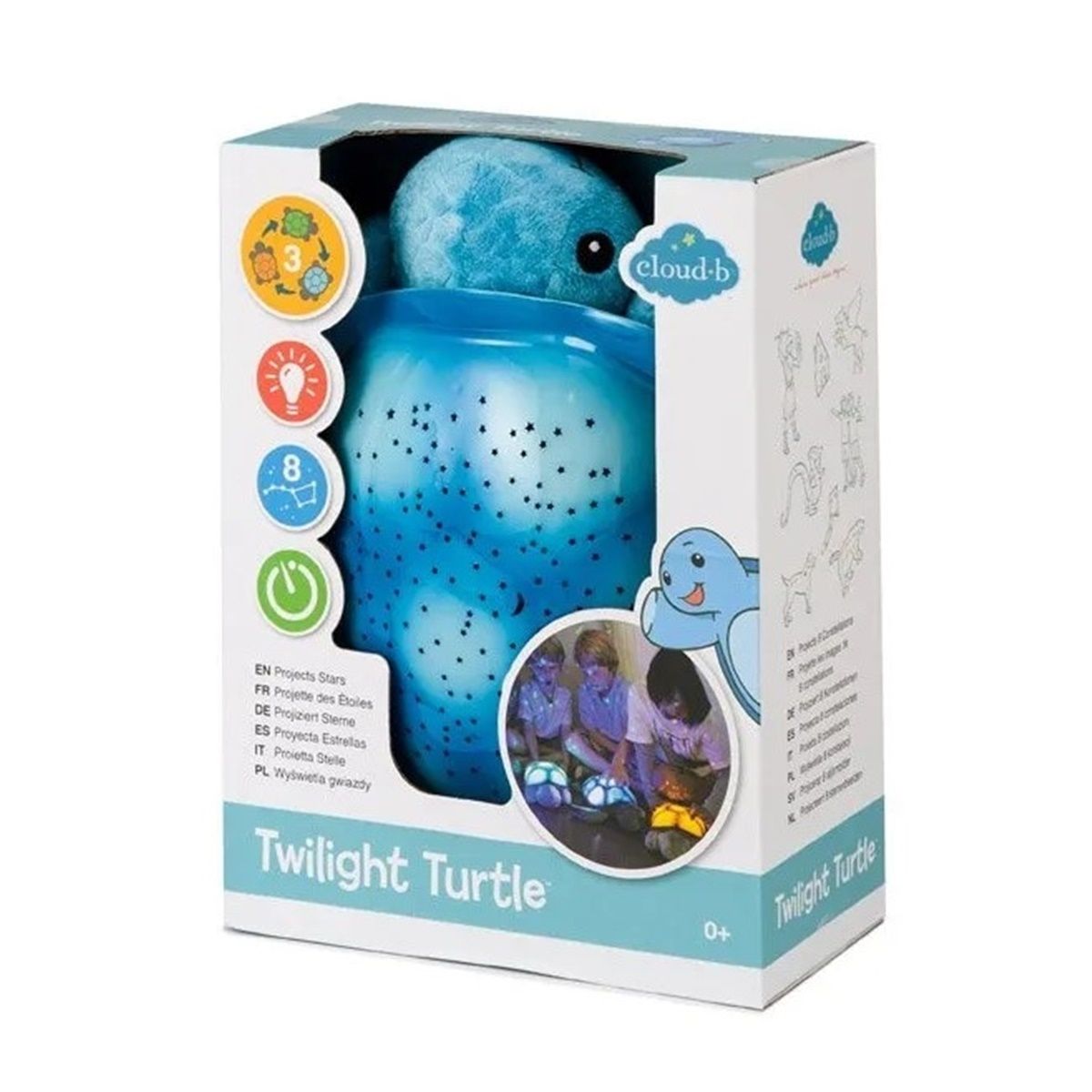 cloud b Einschlafhilfe Twilight Turtle blue, Nachtlicht