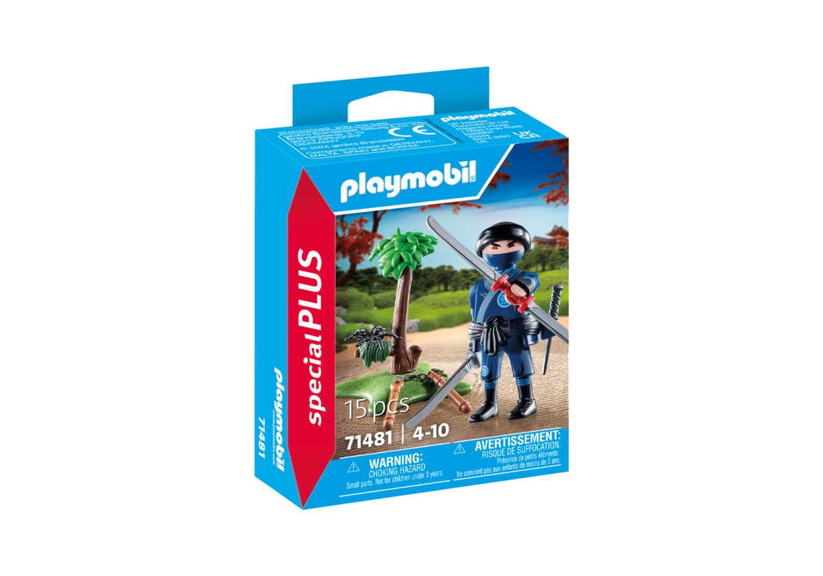 PLAYMOBIL_71481_Ninja_mit_Ausrüstung, Person, Kiste