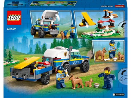 LEGO® City Mobiles Polizeihunde-Training 60369 Spielzeug, Maschine, Rad, Person