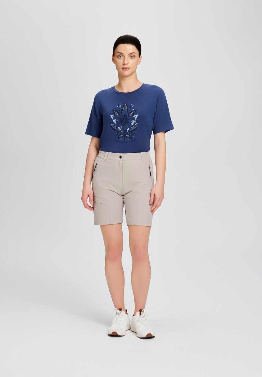 ICEPEAK 954503522I BEAUFORT Outdoor-Shorts Damen Beige Gr. 40