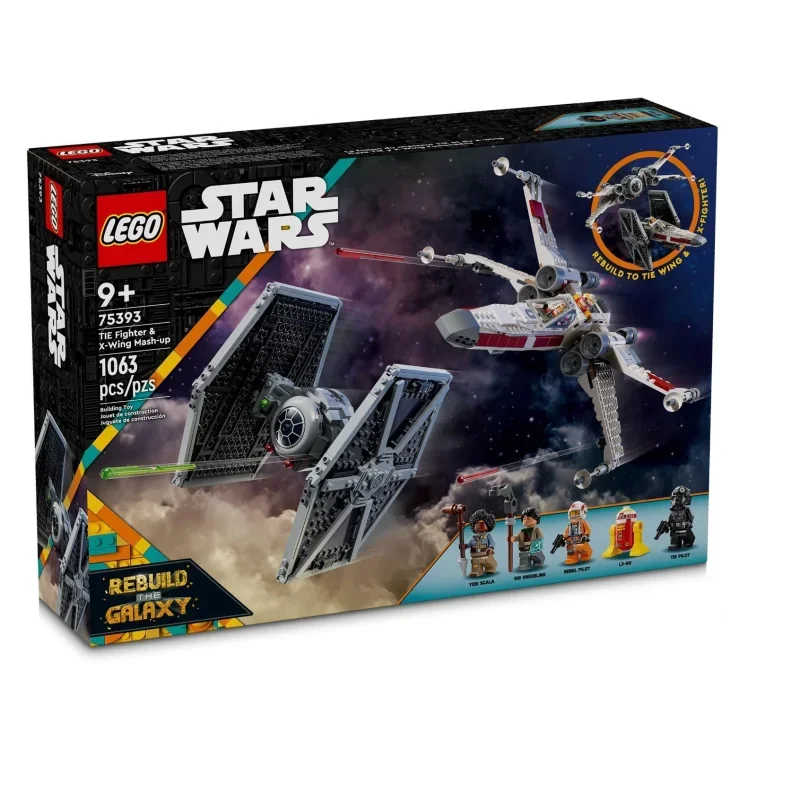 LEGO® 75393 Star Wars - Mashup aus TIE Fighter & X-Wing LEGO®, 75393, Star, Wars, -, Mashup, aus, TIE, Fighter, &, X-Wing
