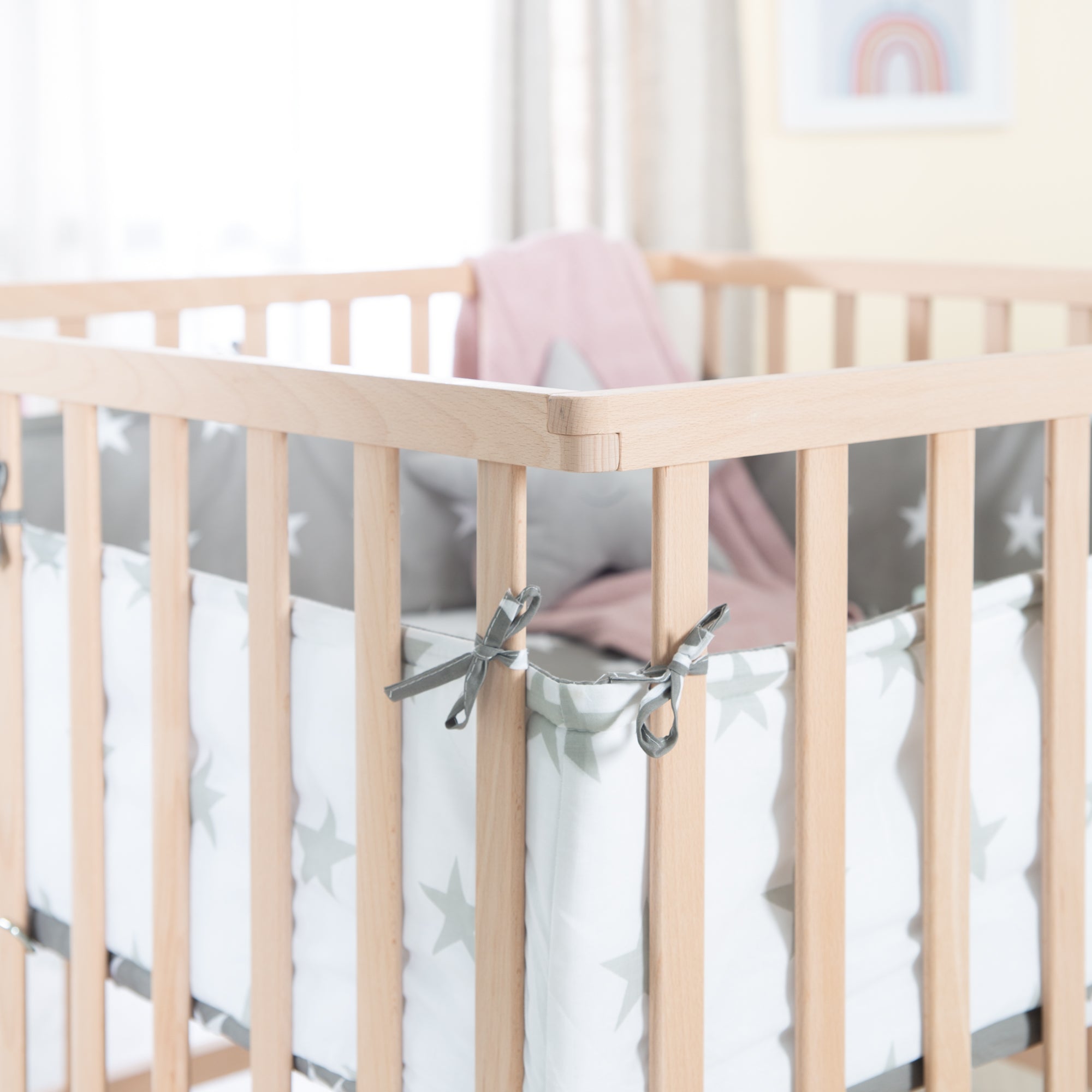 Roba 0246NAV190 Laufgitter 100x100 Little Stars Bio Buche natur - Produktbild 14