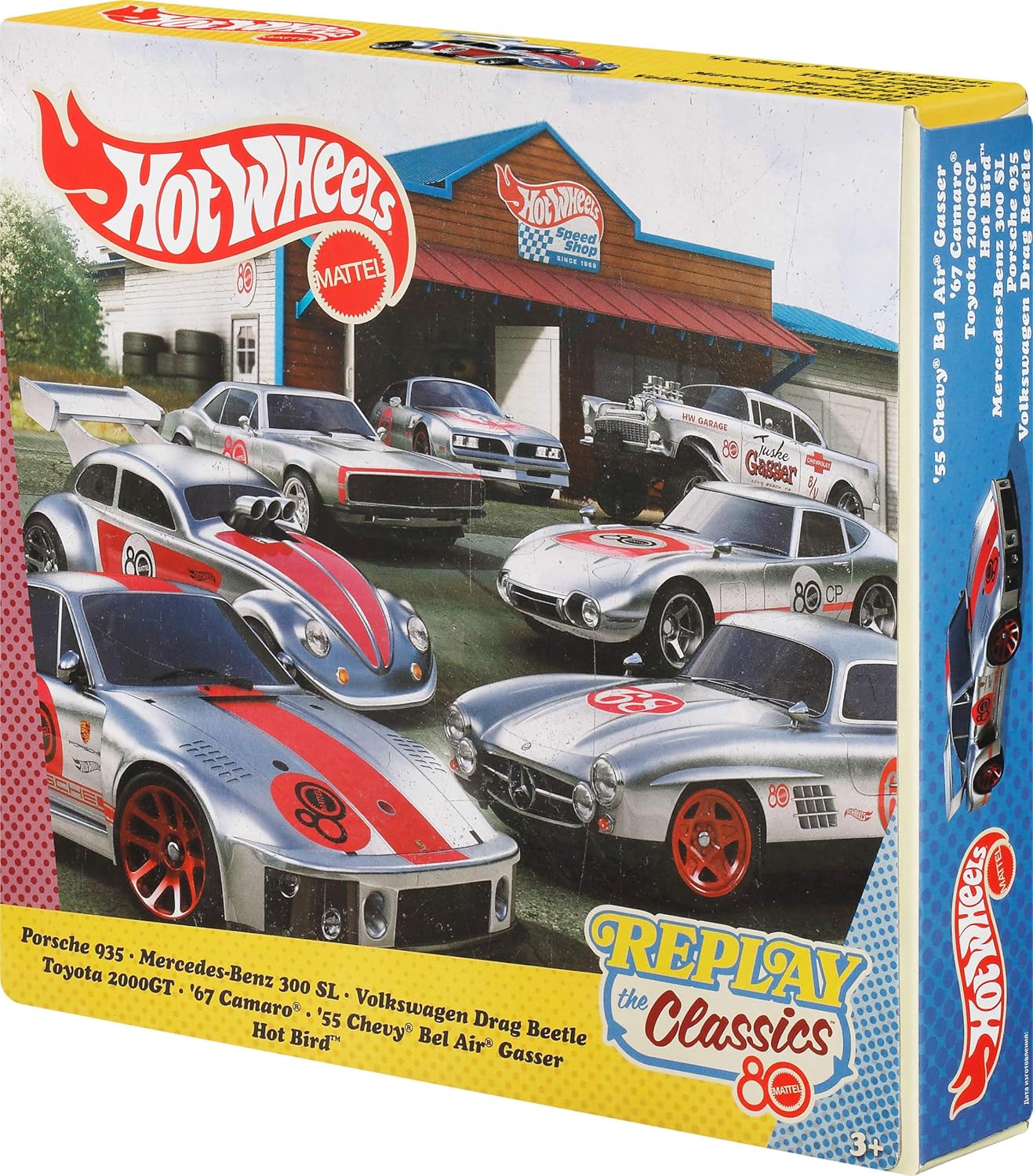 Hot Wheels Mattel 80th Anniversary Silver Series sprach, Auto, Sportwagen, Leichtmetallrad, Coupé