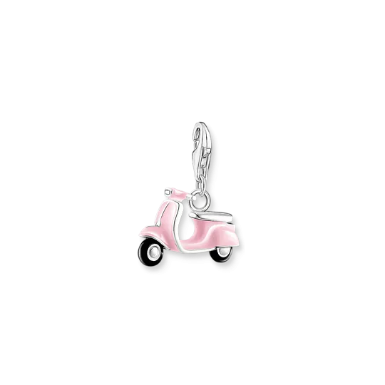 Thomas Sabo Anhänger Charm Club 925 Sterling Silber Kaltemail Pink Charmista Charms 1992 007 9