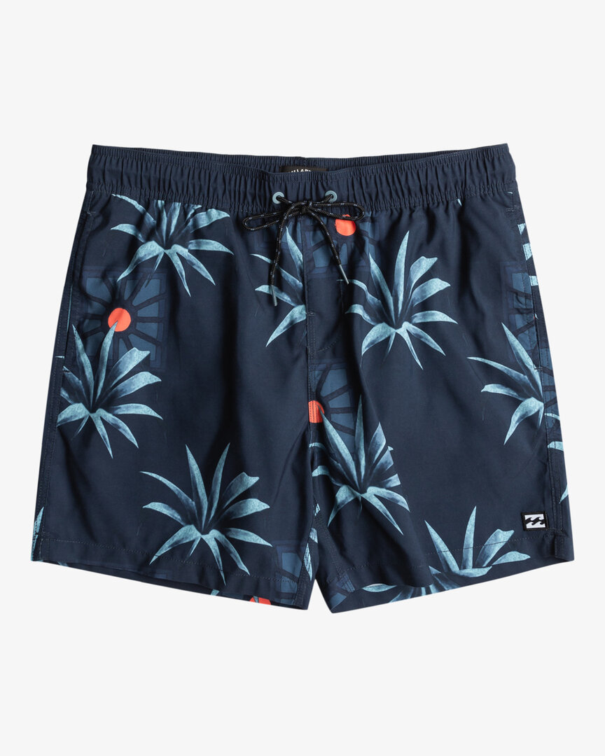 Billabong Badehose Good Times Layback 16" für Männer Dunkelblau, Bekleidung, Rock, Strandmode, Badehose