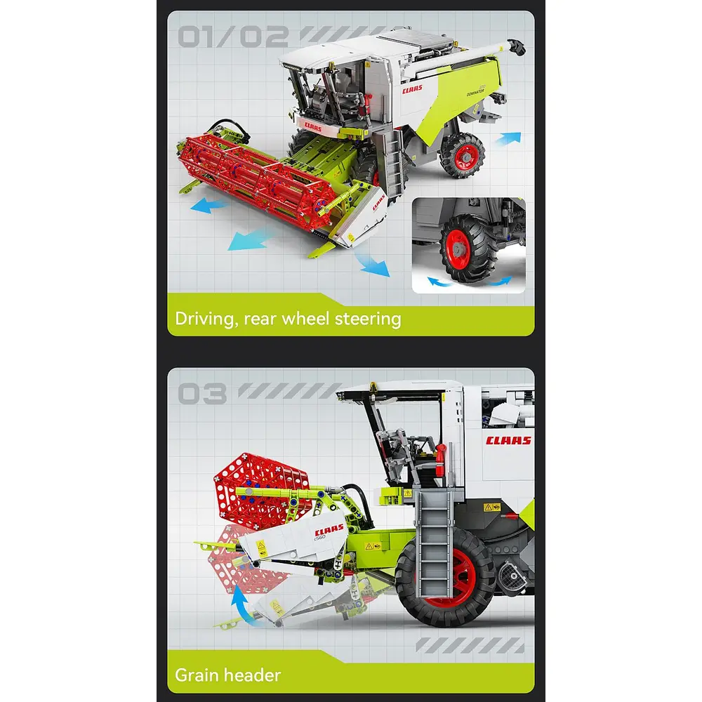 CaDA Claas Dominator 370 1:18 2,4GHz Bricks