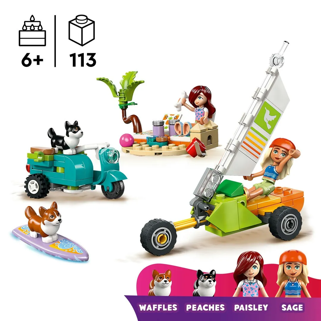 LEGO® Friends 42641 Strandabenteuer mit Hunden
