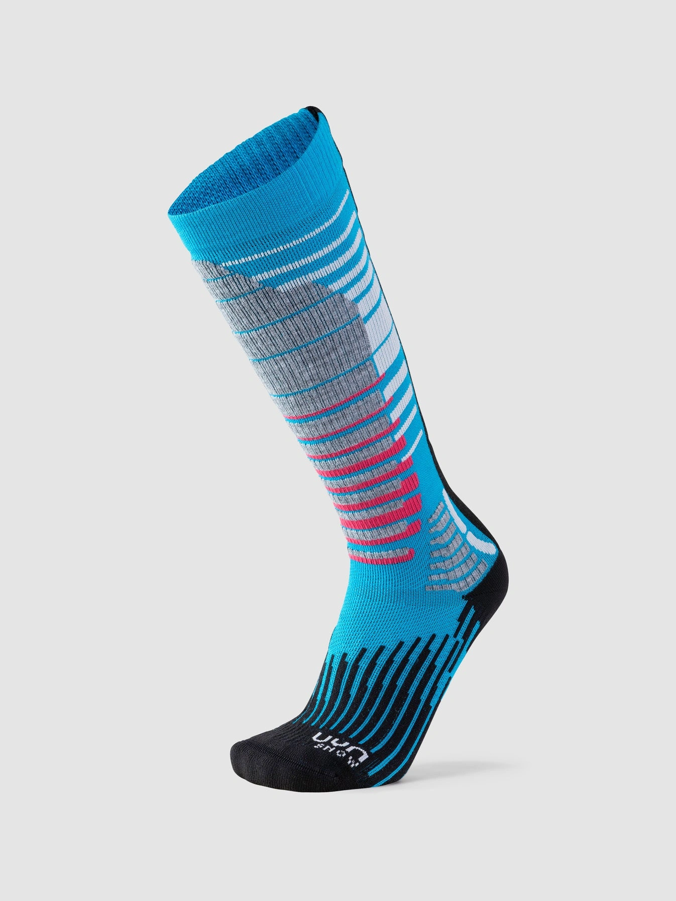 UYN Damen Ski Snowboard Socken S100155A292 - Türkis/Schwarz GR. 35/36