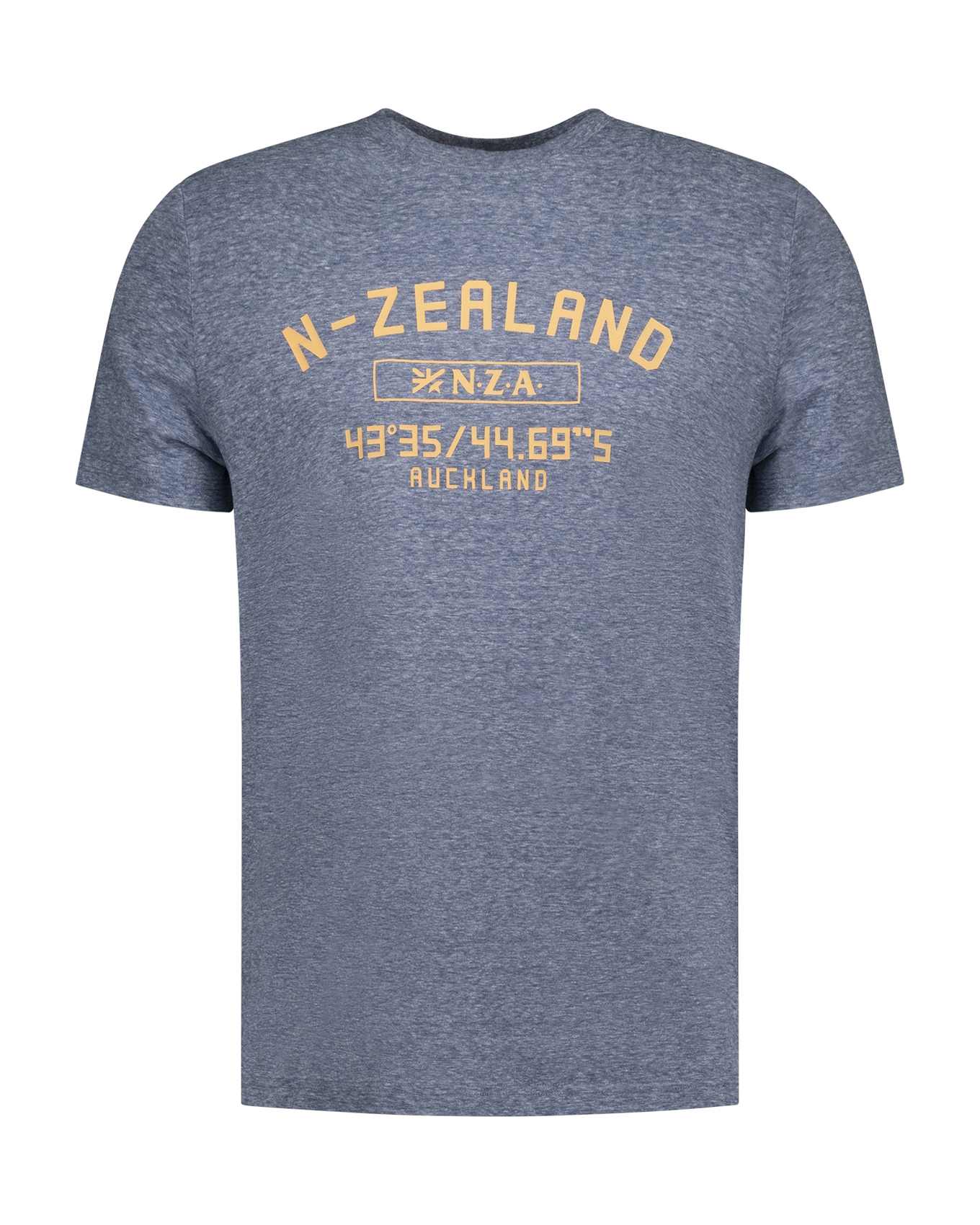 NZA 26CN720NM T-Shirt - Dunkelblau / Print