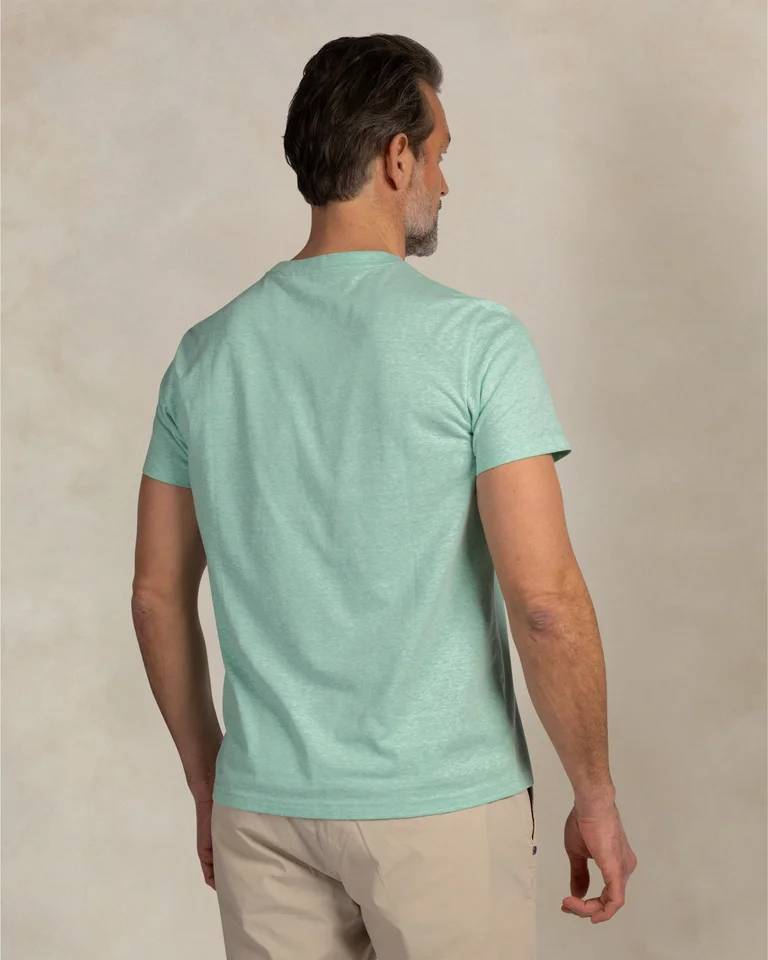 NZA 26CN720PM T-Shirt - Türkis / Print - Bild 3