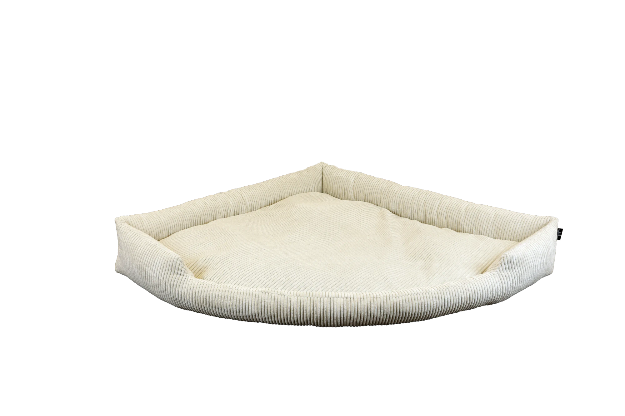 Rohrschneider RS 22336 Eck-Kuschelsofa Tabby Cord – Sofa mit Wendekissen GR.3 Beige