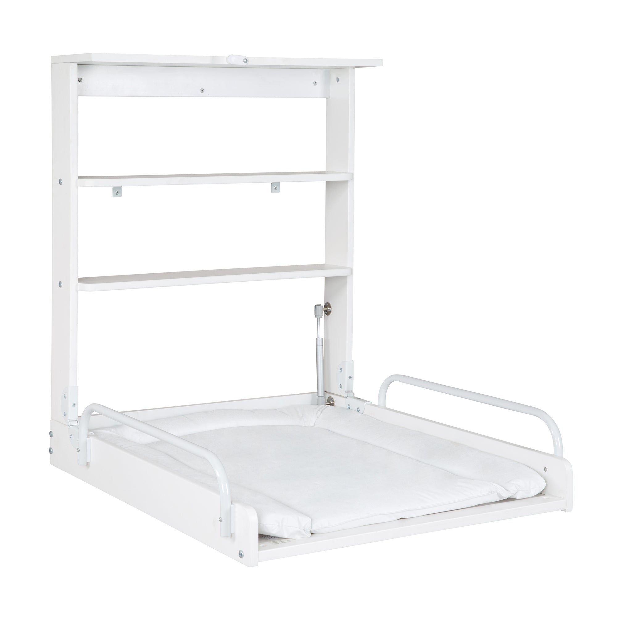 Roba 212015WEF184 Wandwickelregal weiss +Wickelauflage weiß – Wickeln & Baden - weiß - Wickeln & Baden - Produktbild 1