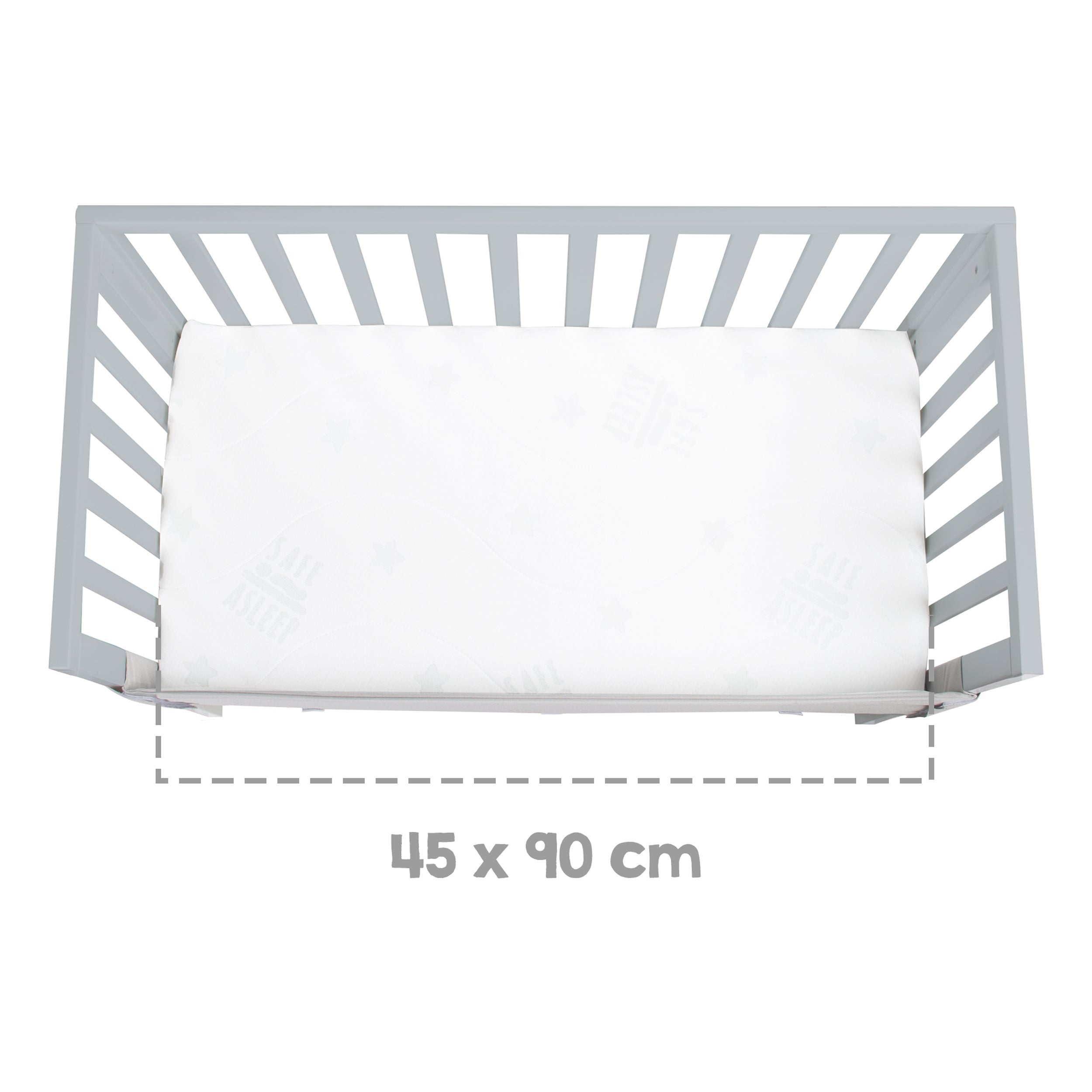 Roba 8970TP1 Beistellbett 2in1 mit Barriere + Matratze taupe – Stubenbetten - Produktbild 11