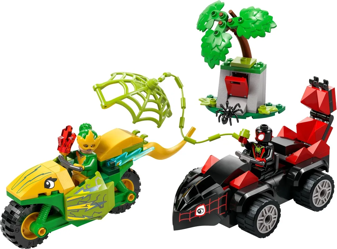 LEGO® Spidey und seine Superfreunde 11198 Actionspaß mit Spin und Electro in ihren Dino-Flitzern