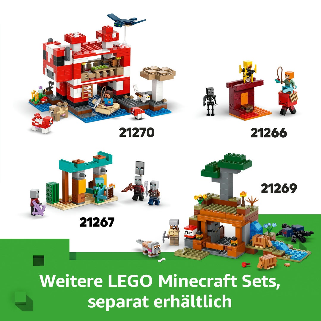 LEGO® Minecraft™  21268 Das Babyschwein-Haus