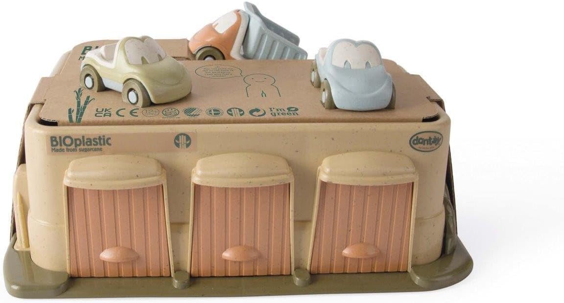 Dantoy, 5651, BIO, GarageSpielset, mit, 3, Autos, aus, Biokunststoff Dantoy 5651 BIO GarageSpielset mit 3 Autos aus Biokunststoff