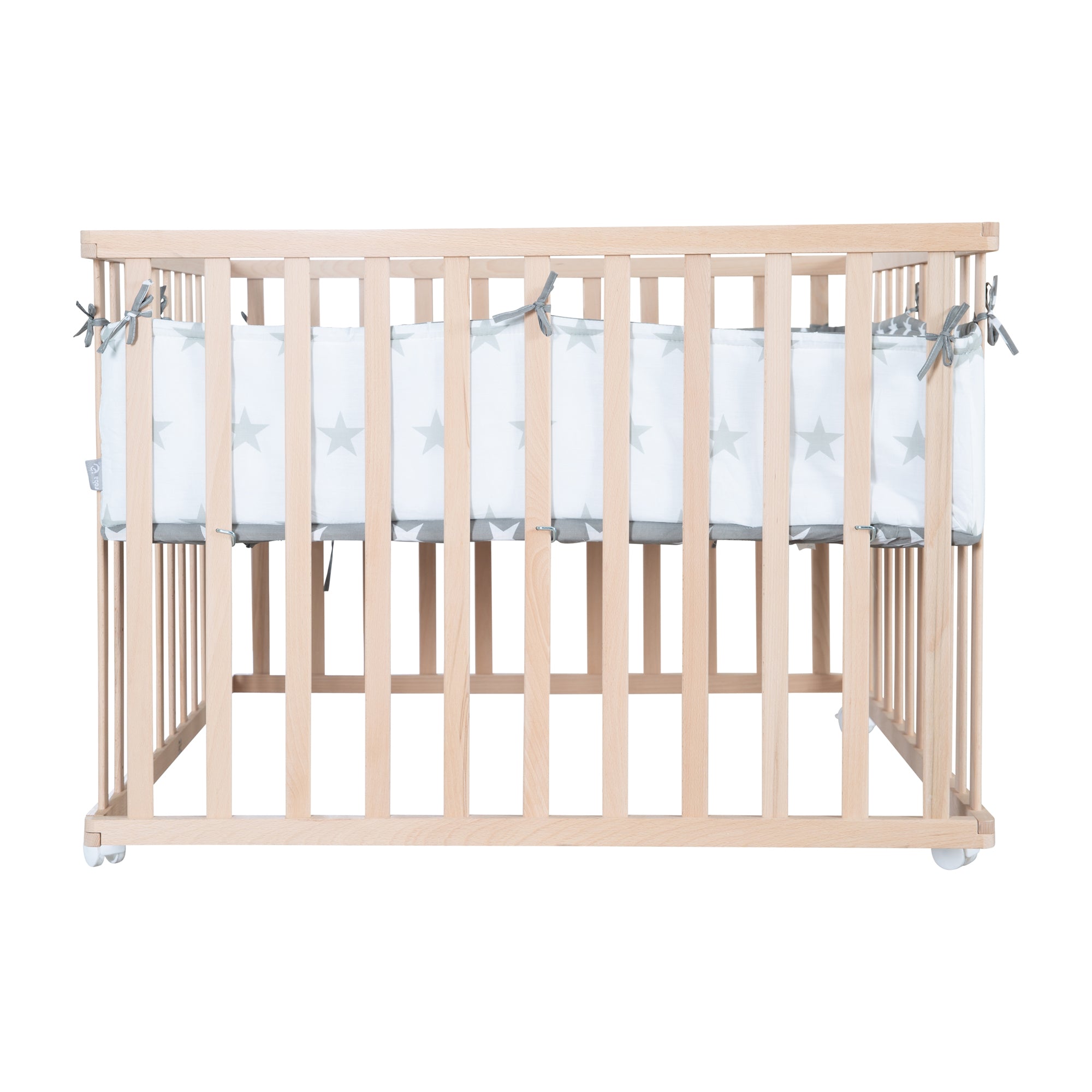 Roba 0246NAV190 Laufgitter 100x100 Little Stars Bio Buche natur - Produktbild 4