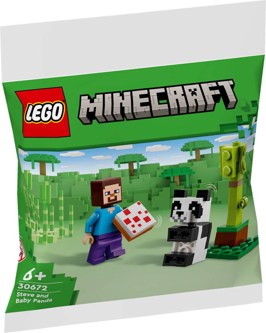LEGO_30672_Steve_mit_Baby-Panda, Spielzeug