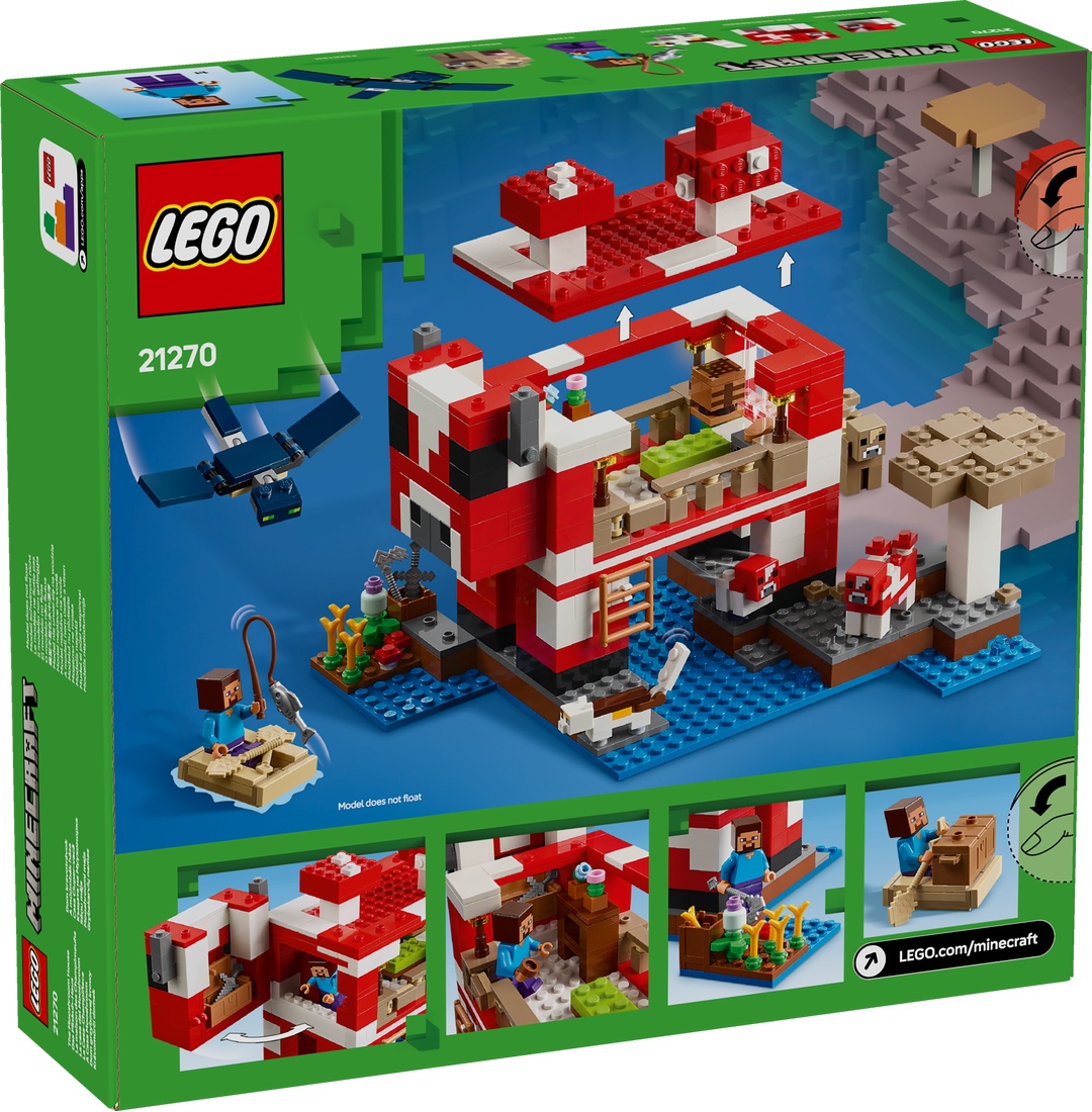 LEGO® Minecraft™  21270 Das Pilzkuh-Haus