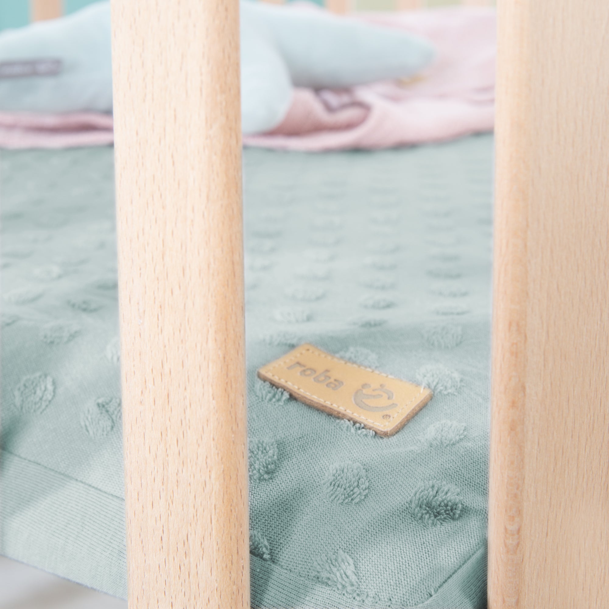 Roba 0232NAG240 Laufgitter 6-eckig Lil Planet grün Bio Buche natur - Produktbild 6