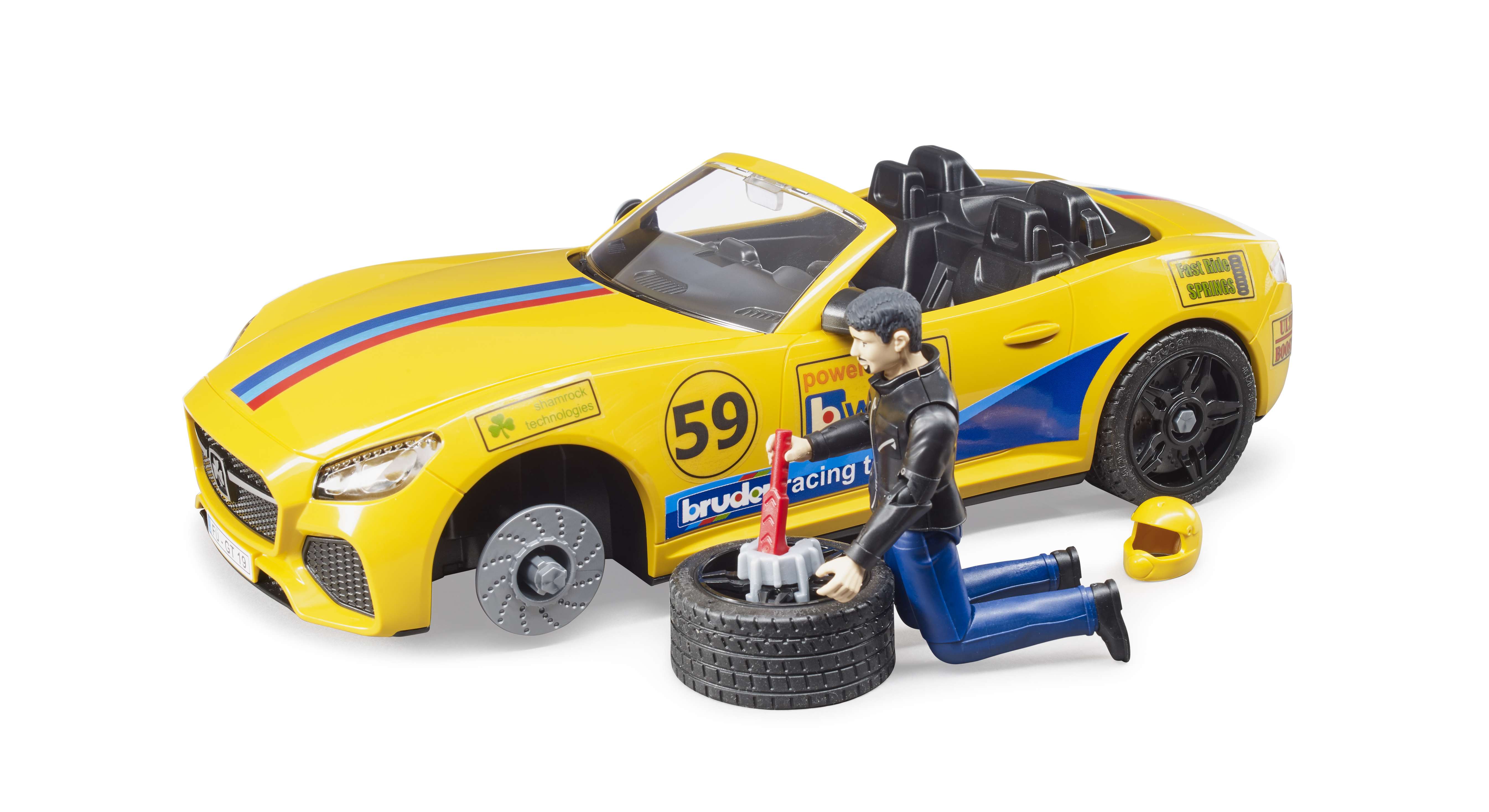BRUDER 02504 - RAM 2500 Power Wagon und Roadster Bruder Racing Team - Bild 6